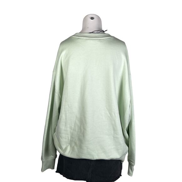 Scotch & Soda Sweatshirt Womens Large In Bloom Mint Green 100% Organic Cotton - Picture 4 of 8